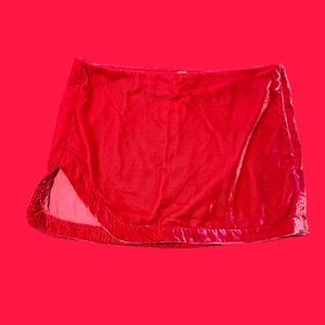FP Movement Annalise Velvet Mini Skirt